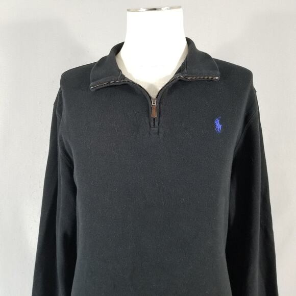 Polo Ralph Lauren Sweater Mens XL Estate Rib Quarter Zip Pullover Pony Pullover - Picture 3 of 16
